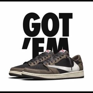 Travis Scott X Nike Jordan 1 Low size 8.5